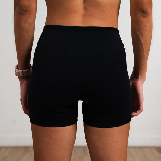 Black Stone NOA shorts designed for training with four-way stretch and moisture-ready fabric