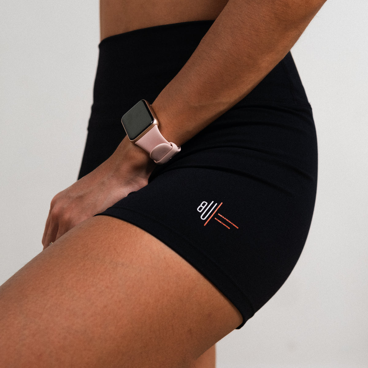 Black Stone NOA shorts designed for training with four-way stretch and moisture-ready fabric